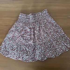 Girls Carters Kid floral skirt size 10 in Brick color